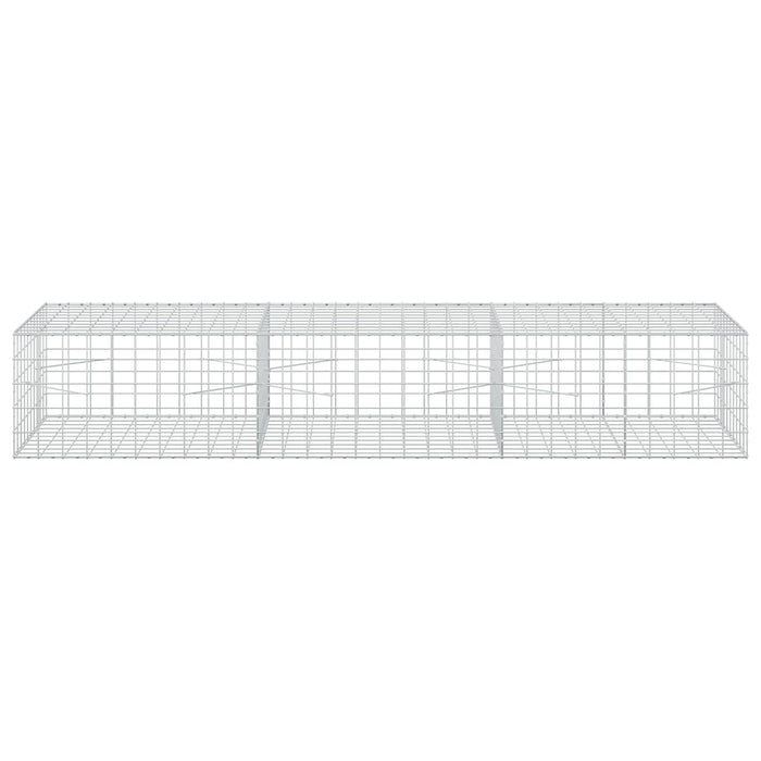 Gabion cu fir de 5 mm și plasă de 10x10 cm 300x100x50 cm WALTI