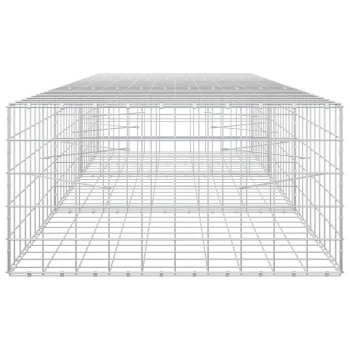 Gabion cu fir de 5 mm și plasă de 10x10 cm 300x100x50 cm WALTI