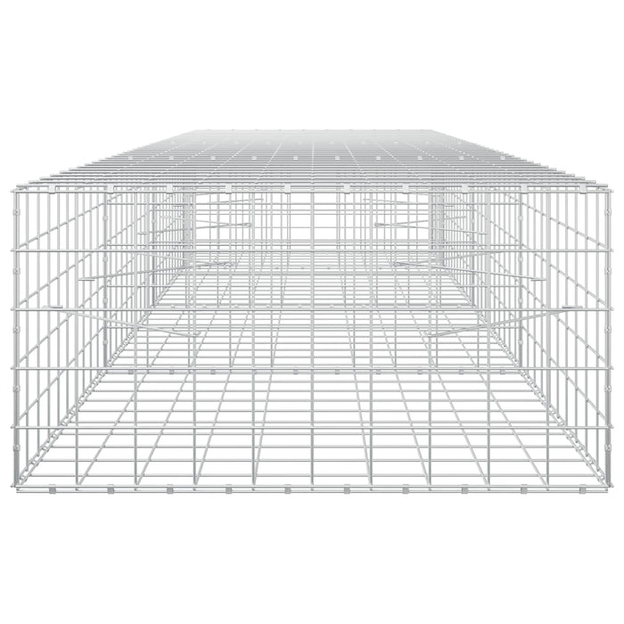 Gabion cu fir de 5 mm și plasă de 10x10 cm 350x100x50 cm WALTI