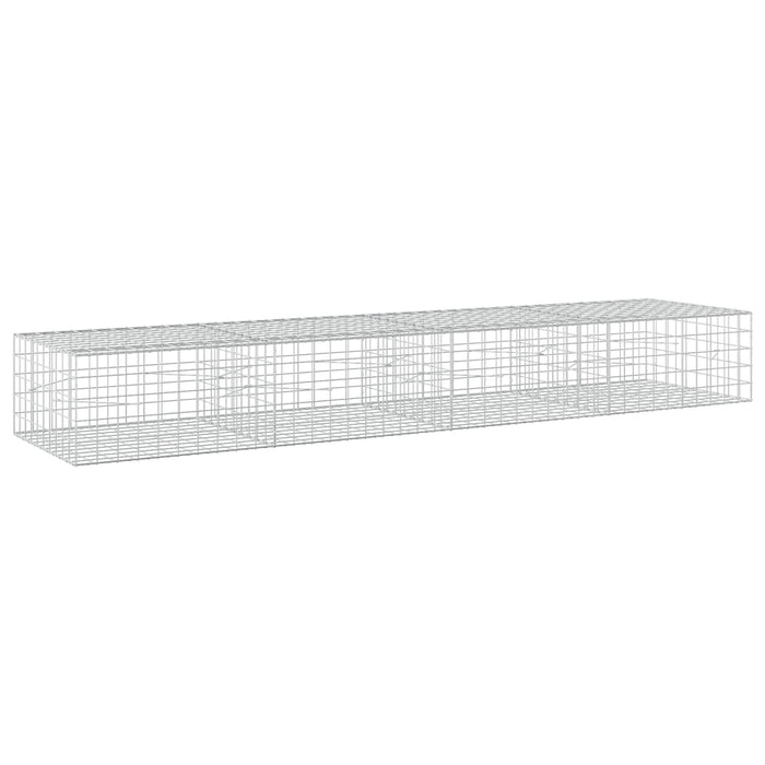 Gabion cu fir de 5 mm și plasă de 10x10 cm 400x100x50 cm WALTI