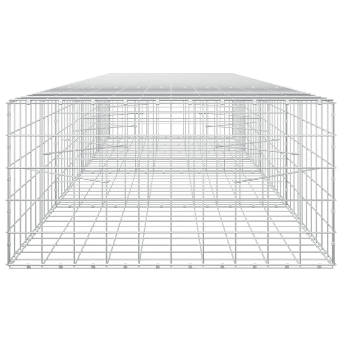 Gabion cu fir de 5 mm și plasă de 10x10 cm 400x100x50 cm WALTI