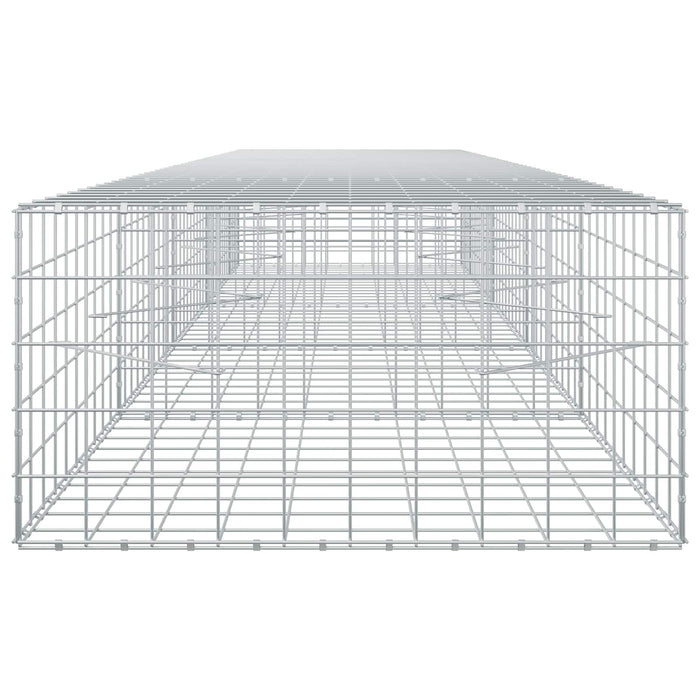 Gabion cu fir de 5 mm și plasă de 10x10 cm 450x100x50 cm WALTI