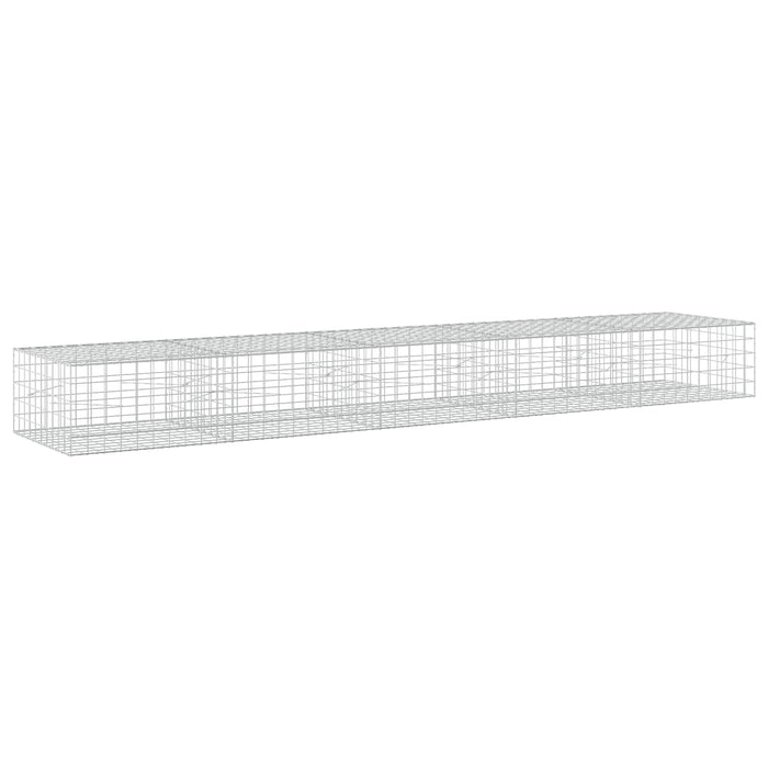 Gabion cu fir de 5 mm și plasă de 10x10 cm 500x100x50 cm WALTI