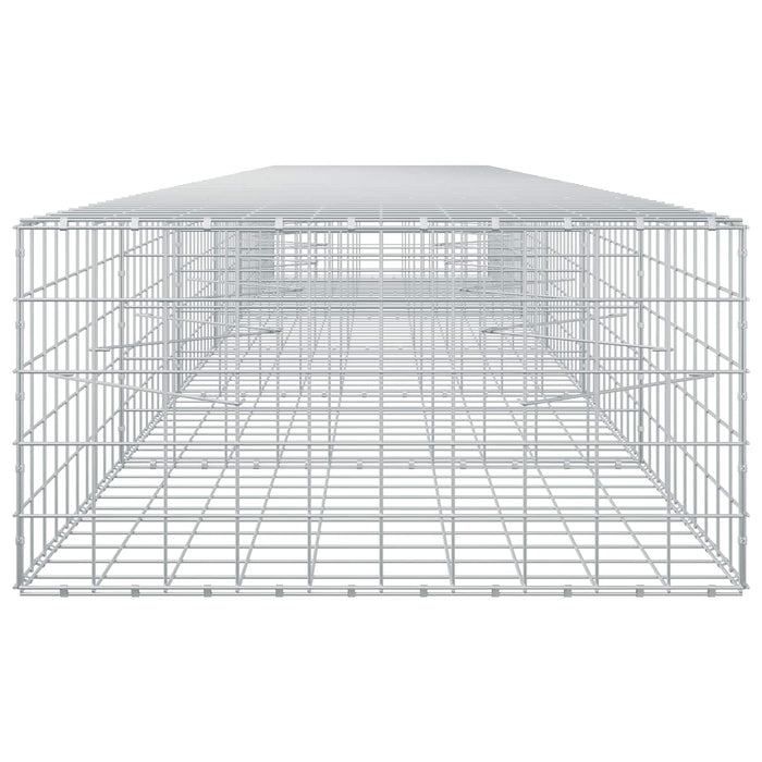 Gabion cu fir de 5 mm și plasă de 10x10 cm 600x100x50 cm WALTI