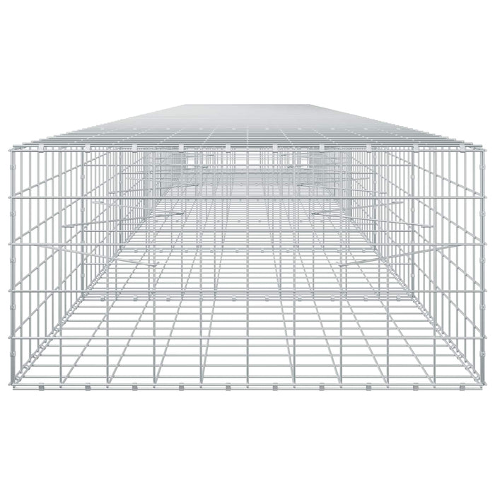 Gabion cu fir de 5 mm și plasă de 10x10 cm 650x100x50 cm WALTI