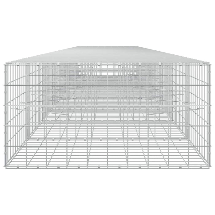 Gabion cu fir de 5 mm și plasă de 10x10 cm 900x100x50 cm WALTI