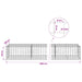 Gabion cu fir de 5 mm și plasă de 10x10 cm 1000x100x50 cm - WALTI WALTI