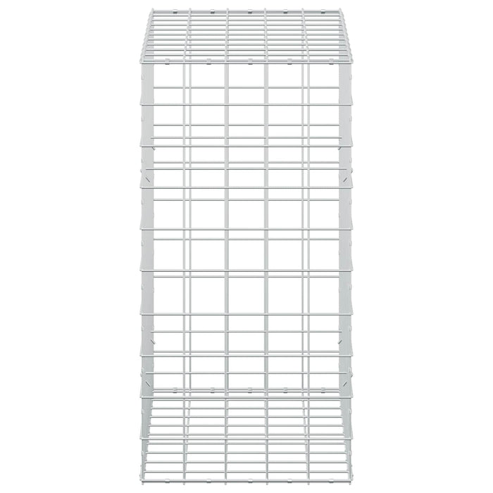 Gabion cu fir de 5 mm și plasă de 10x10 cm 50x100x100 cm WALTI