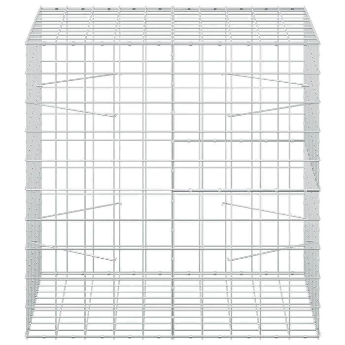 Gabion cu fir de 5 mm și plasă de 10x10 cm 100x100x100 cm WALTI