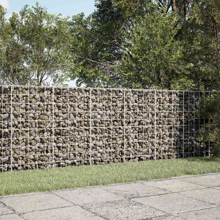 Gabion cu fir de 5 mm și plasă de 10x10 cm 200x100x100 cm WALTI