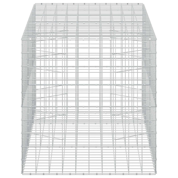 Gabion cu fir de 5 mm și plasă de 10x10 cm 250x100x100 cm WALTI