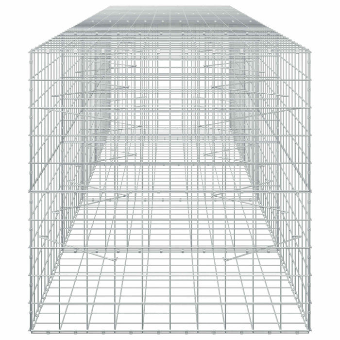 Gabion cu fir de 5 mm și plasă de 10x10 cm 450x100x100 cm WALTI