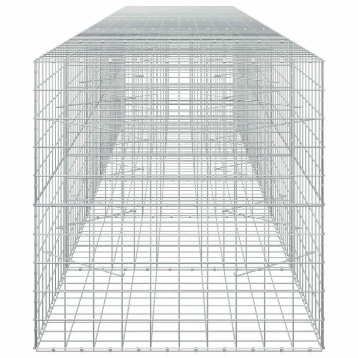 Gabion cu fir de 5 mm și plasă de 10x10 cm 550x100x100 cm WALTI