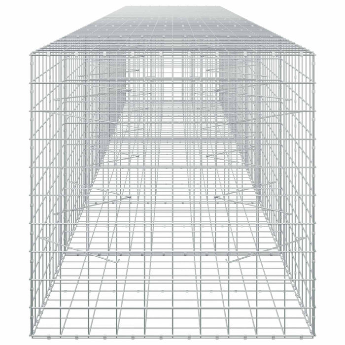 Gabion cu fir de 5 mm și plasă de 10x10 cm 650x100x100 cm WALTI