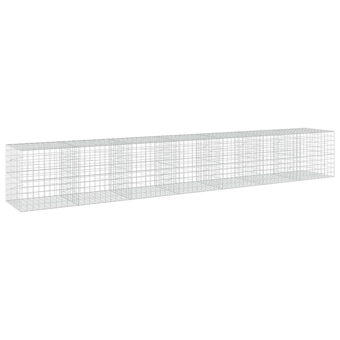 Gabion cu fir de 5 mm și plasă de 10x10 cm 700x100x100 cm WALTI