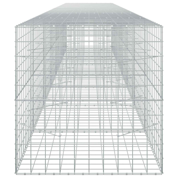Gabion cu fir de 5 mm și plasă de 10x10 cm 700x100x100 cm WALTI