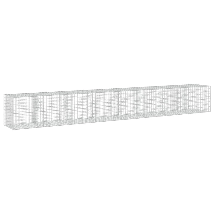 Gabion cu fir de 5 mm și plasă de 10x10 cm 800x100x100 cm WALTI