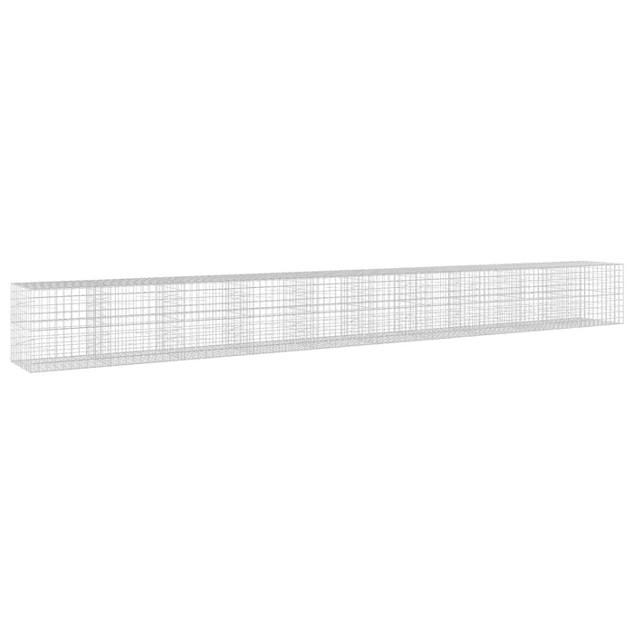 Gabion cu fir de 5 mm și plasă de 10x10 cm 1000x100x100 cm WALTI