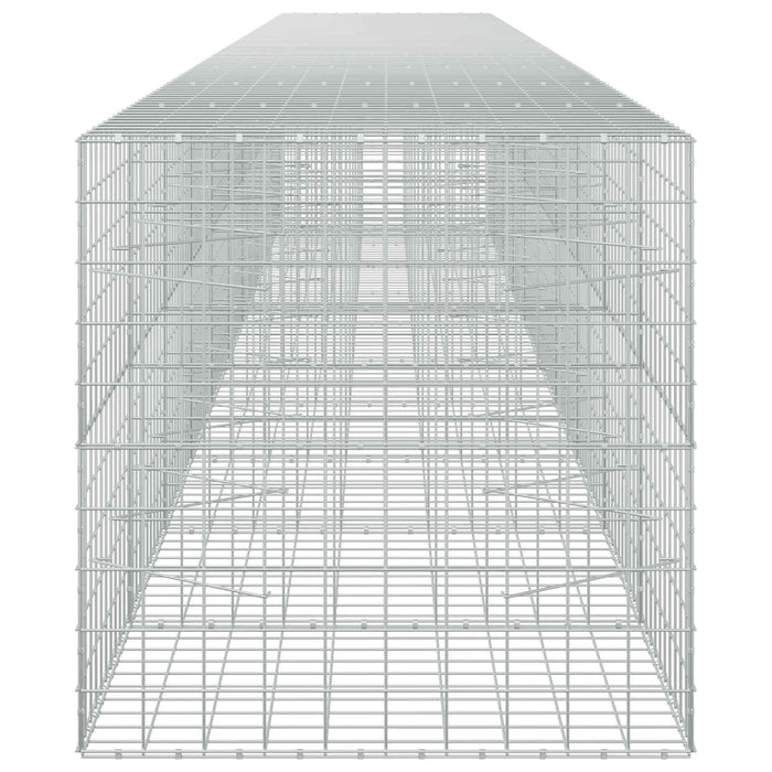 Gabion cu fir de 5 mm și plasă de 10x10 cm 1000x100x100 cm WALTI