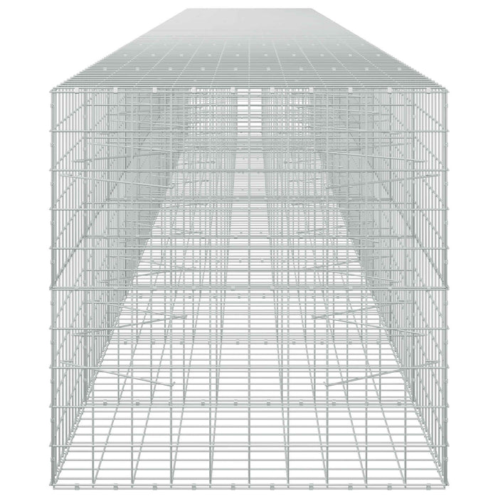 Gabion cu fir de 5 mm și plasă de 10x10 cm 1100x100x100 cm WALTI