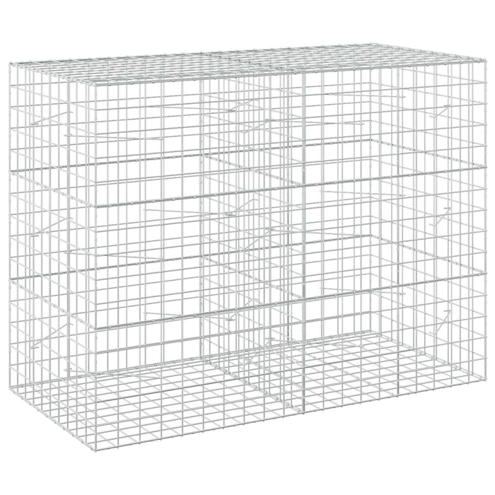 Gabion cu fir de 5 mm și plasă de 10x10 cm 200x100x150 cm WALTI