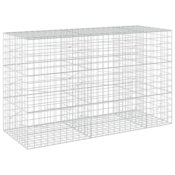 Gabion cu fir de 5 mm și plasă de 10x10 cm 250x100x150 cm WALTI