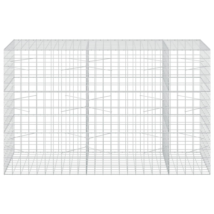 Gabion cu fir de 5 mm și plasă de 10x10 cm 250x100x150 cm WALTI