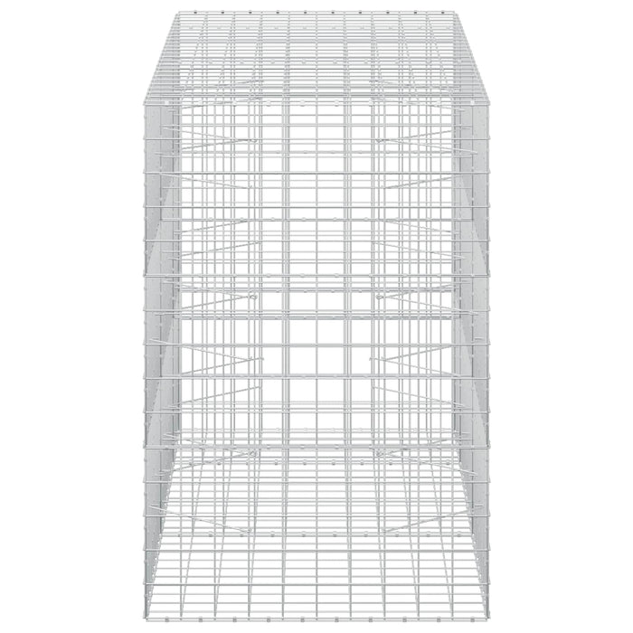 Gabion cu fir de 5 mm și plasă de 10x10 cm 250x100x150 cm WALTI