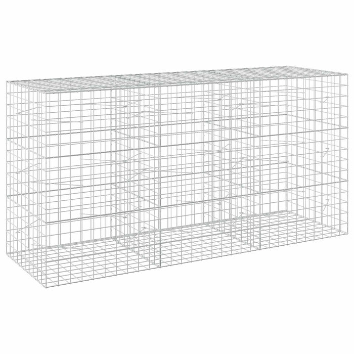 Gabion cu fir de 5 mm și plasă de 10x10 cm 300x100x150 cm WALTI
