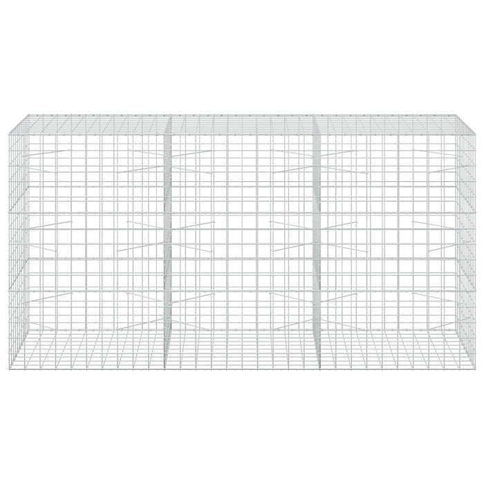 Gabion cu fir de 5 mm și plasă de 10x10 cm 300x100x150 cm WALTI
