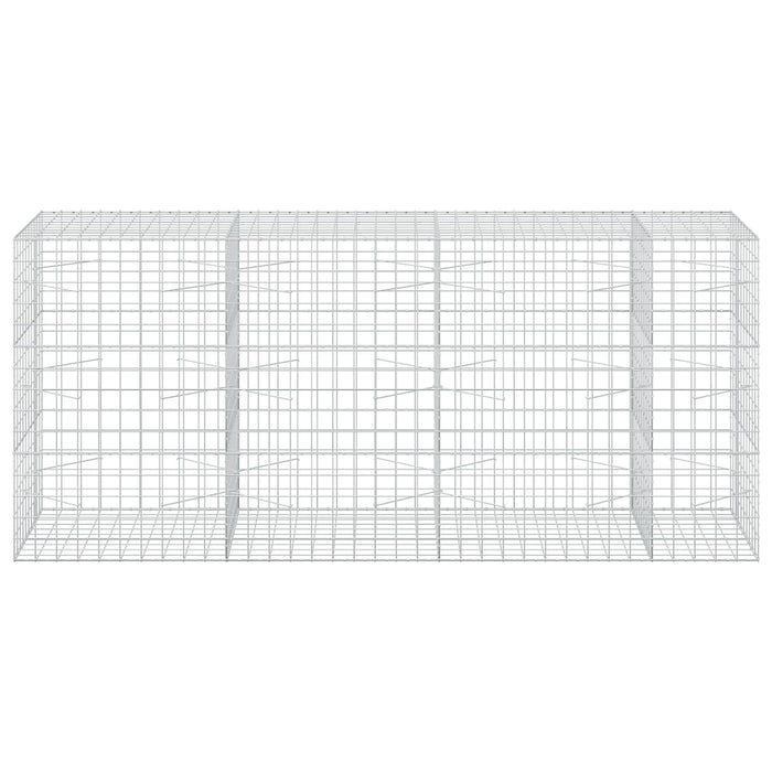 Gabion cu fir de 5 mm și plasă de 10x10 cm 350x100x150 cm WALTI