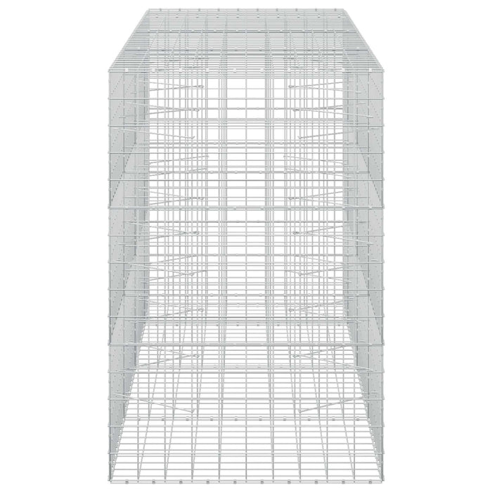 Gabion cu fir de 5 mm și plasă de 10x10 cm 350x100x150 cm WALTI