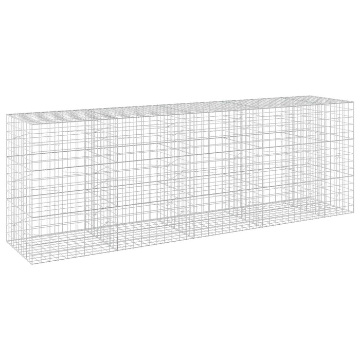 Gabion cu fir de 5 mm și plasă de 10x10 cm 450x100x150 cm WALTI