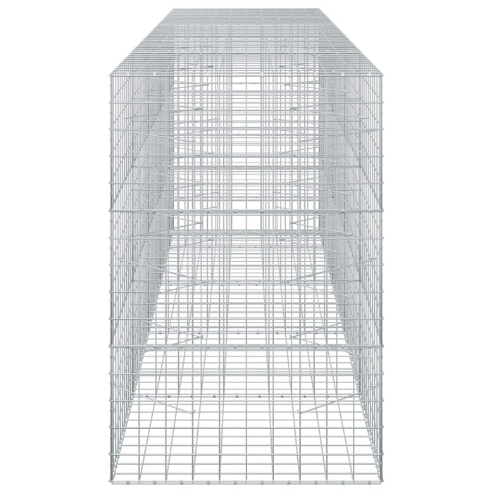 Gabion cu fir de 5 mm și plasă de 10x10 cm 450x100x150 cm WALTI