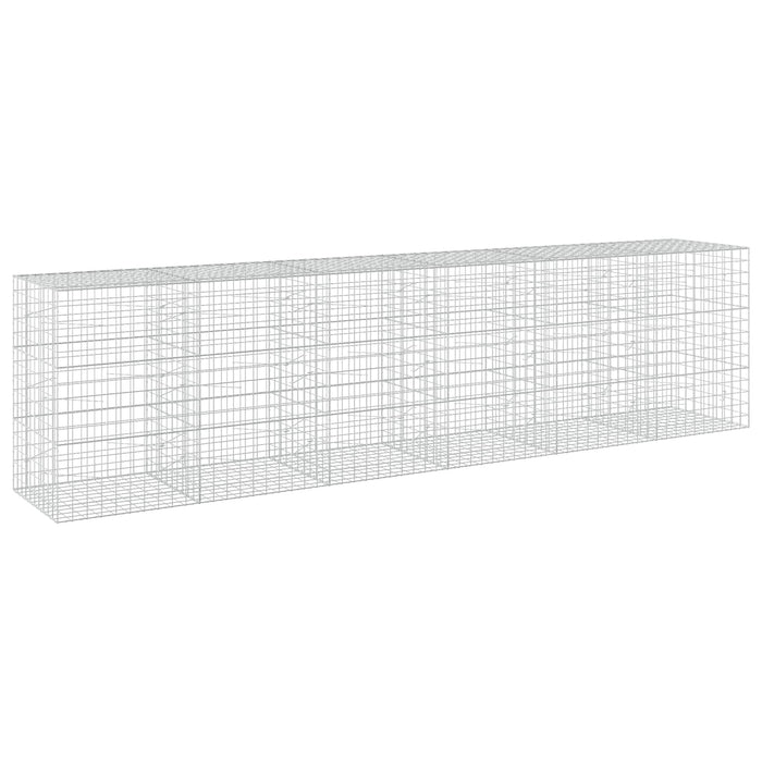 Gabion cu fir de 5 mm și plasă de 10x10 cm 600x100x150 cm WALTI