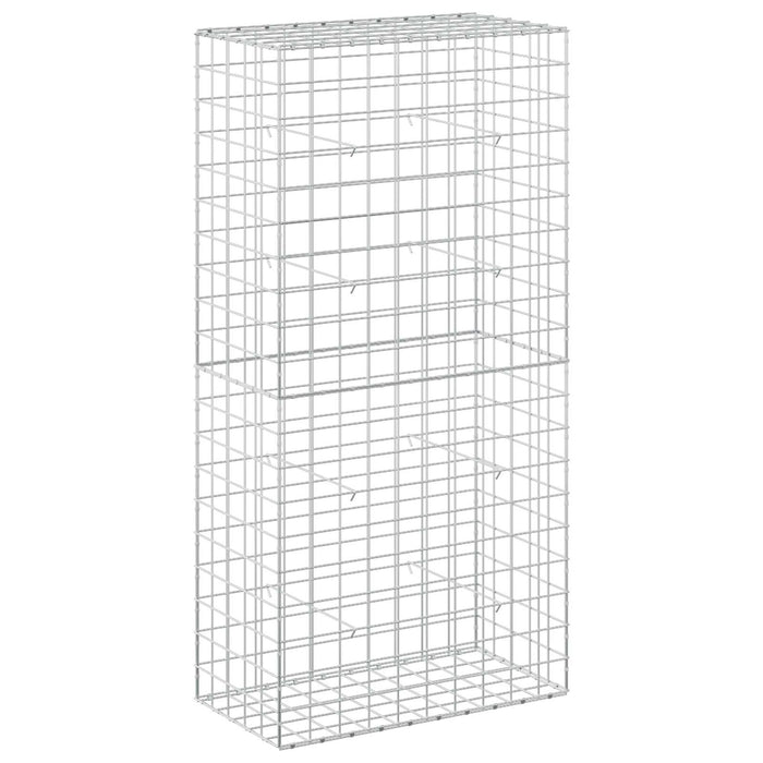 Gabion cu fir de 5 mm și plasă de 10x10 cm 50x100x200 cm WALTI