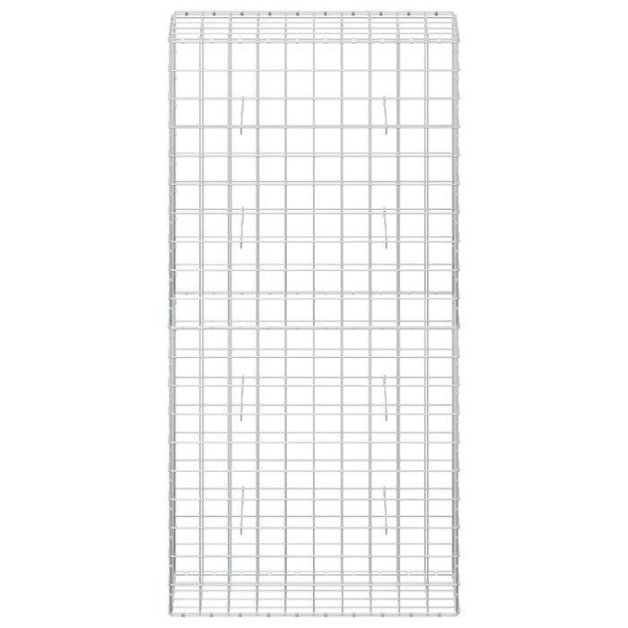 Gabion cu fir de 5 mm și plasă de 10x10 cm 50x100x200 cm WALTI
