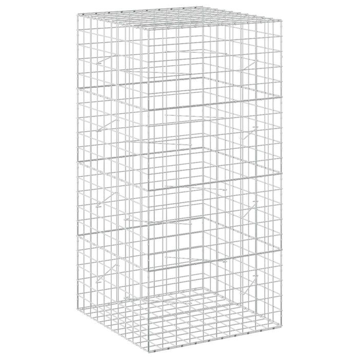 Gabion cu fir de 5 mm și plasă de 10x10 cm 100x100x200 cm WALTI