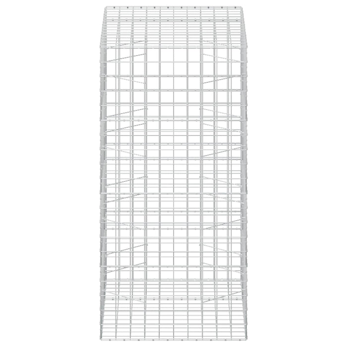 Gabion cu fir de 5 mm și plasă de 10x10 cm 150x100x200 cm WALTI