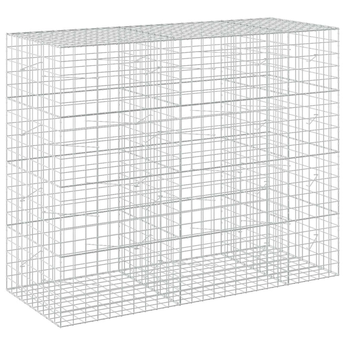 Gabion cu fir de 5 mm și plasă de 10x10 cm 250x100x200 cm WALTI
