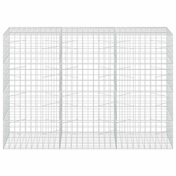 Gabion cu fir de 5 mm și plasă de 10x10 cm 300x100x200 cm WALTI