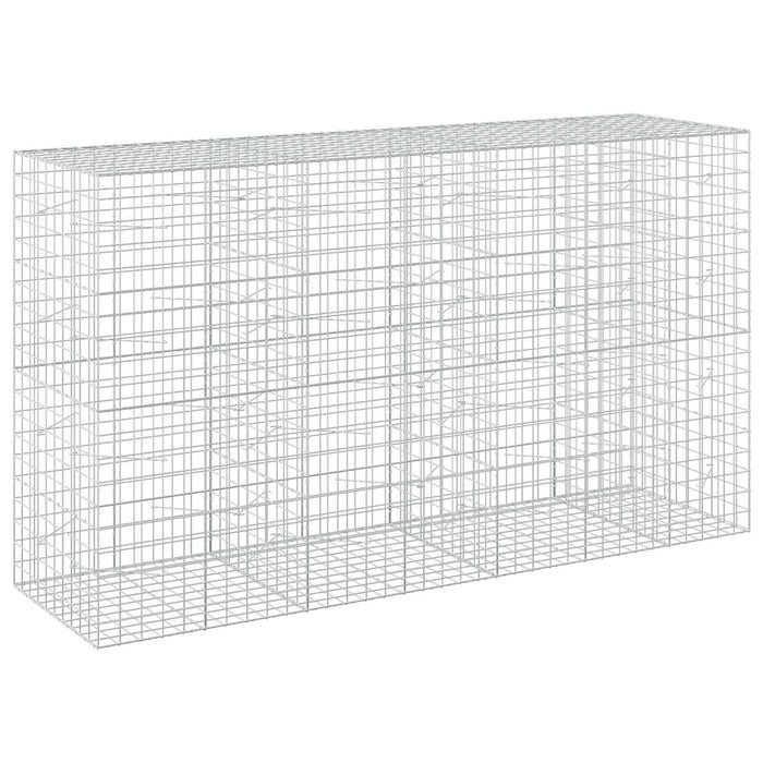 Gabion cu fir de 5 mm și plasă de 10x10 cm 350x100x200 cm WALTI
