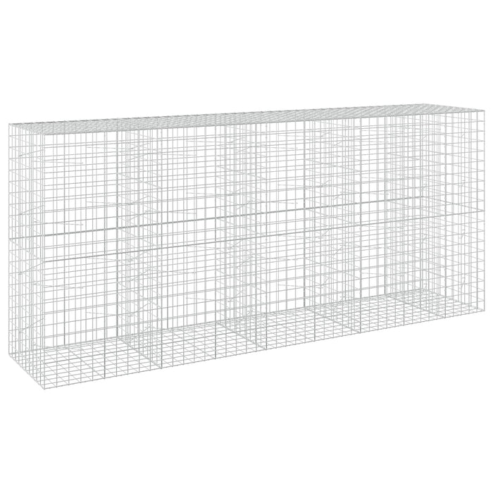 Gabion cu fir de 5 mm și plasă de 10x10 cm 450x100x200 cm WALTI