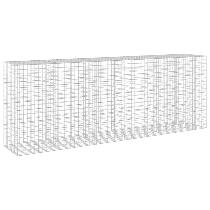 Gabion cu fir de 5 mm și plasă de 10x10 cm 550x100x200 cm WALTI