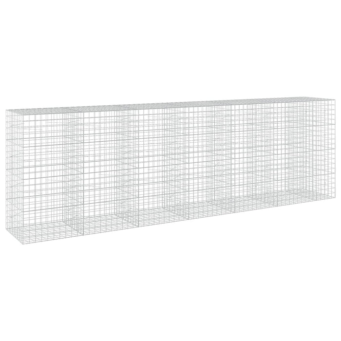 Gabion cu fir de 5 mm și plasă de 10x10 cm 650x100x200 cm WALTI