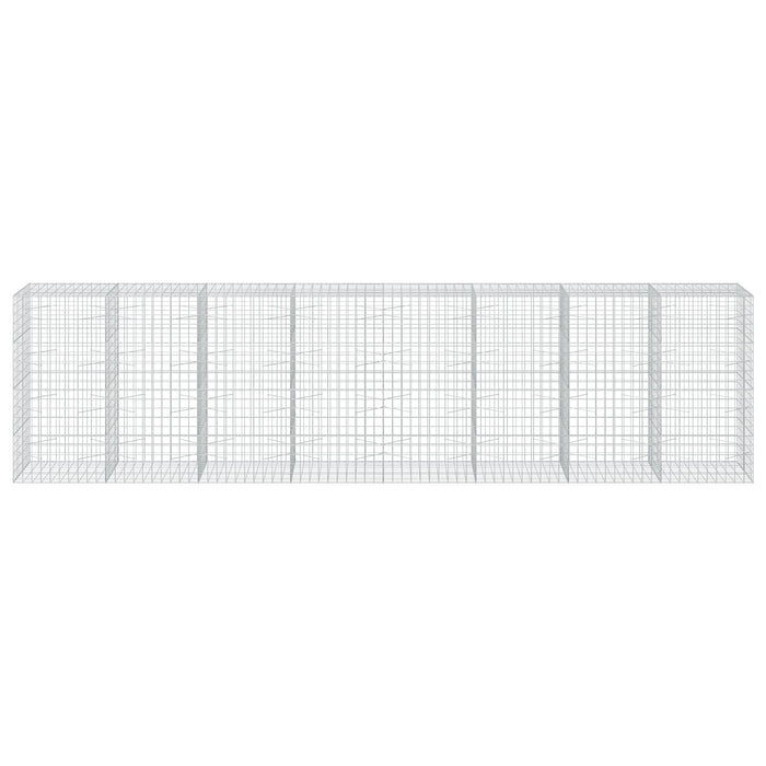 Gabion cu fir de 5 mm și plasă de 10x10 cm 800x100x200 cm WALTI