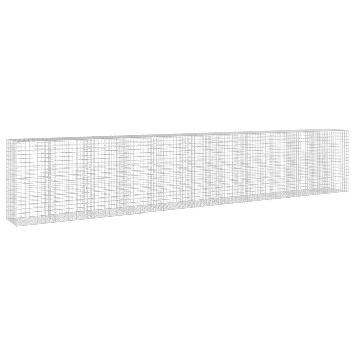 Gabion cu fir de 5 mm și plasă de 10x10 cm 1100x100x200 cm WALTI