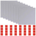 Oglinzi 8 buc. Argintiu 20,5 x 20,5 x 0,4 cm - WALTI WALTI