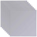 Oglinzi 8 buc. Argintiu 20,5 x 20,5 x 0,4 cm - WALTI WALTI