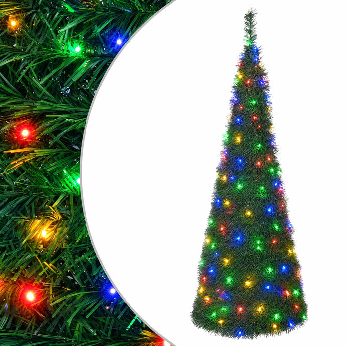 Brad de Crăciun pop up cu LED 150 cm 100 LED-uri PVC Verde - WALTI WALTI